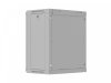 Lanberg Szafa instalacyjna rack wisząca 19 cali 12U 540x350 szara drzwi przeszklone (flat pack)